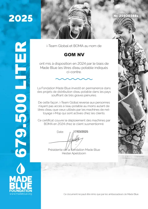 Made Blue certificaat 2025
