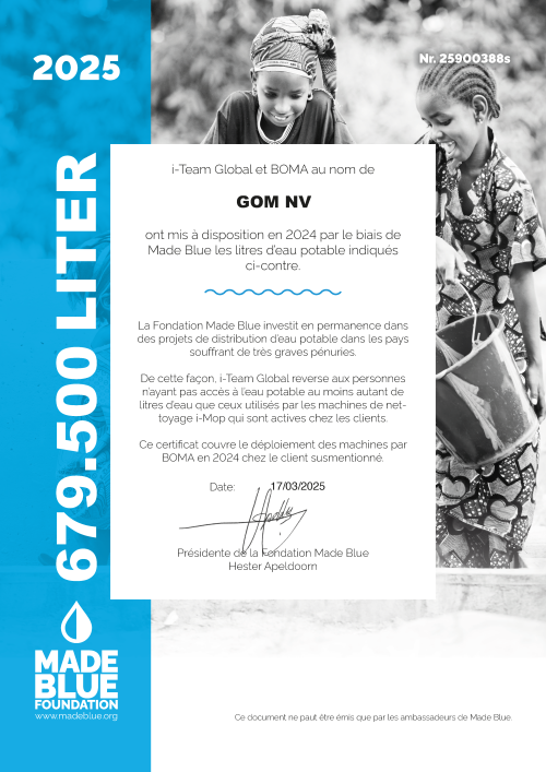 Made Blue certificaat 2025