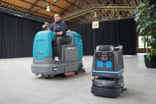 Schoonmaakrobots bij Facilicom