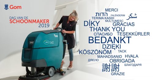 Gom viert zijn schoonmakers met Dag van de Schoonmaker 2019