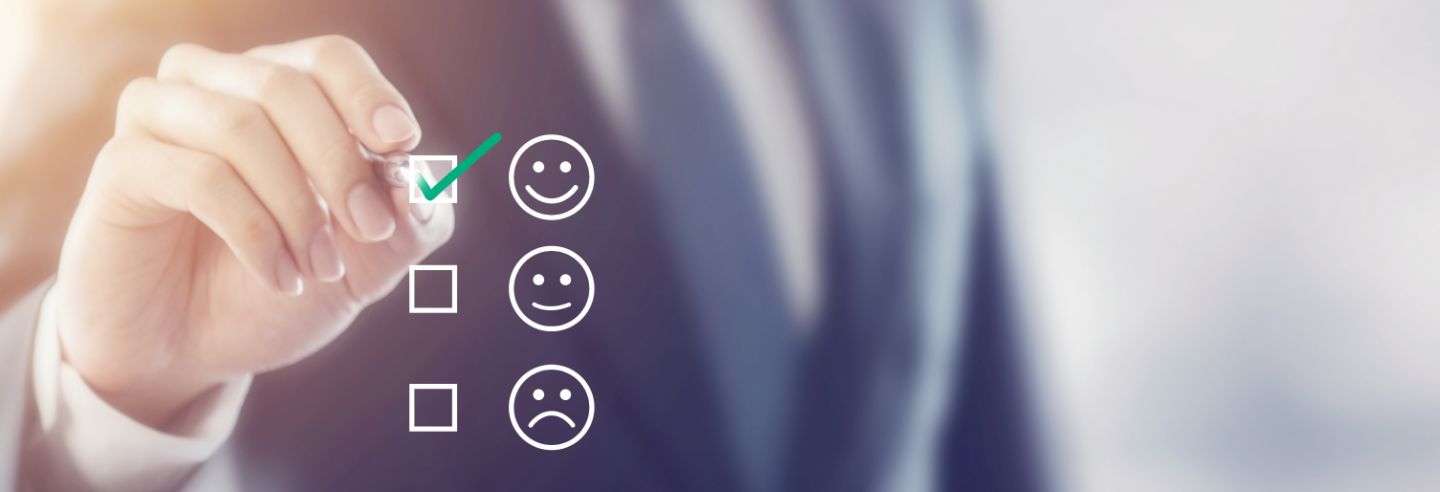 smiley face customer