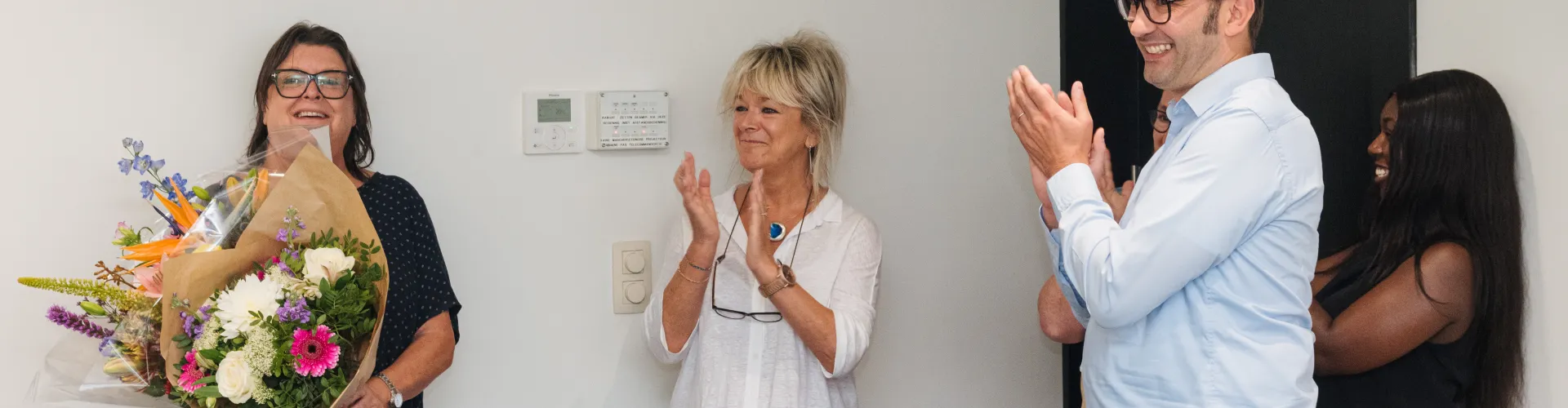 Collega langst in dienst