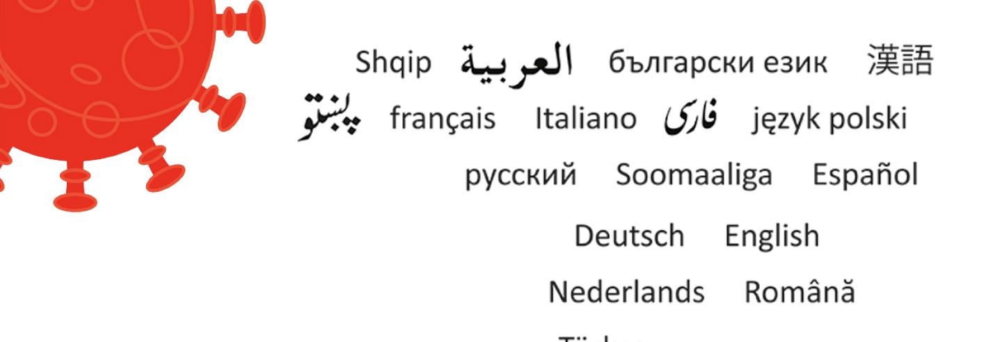 Coronavirus meertalige informatie van de overheid