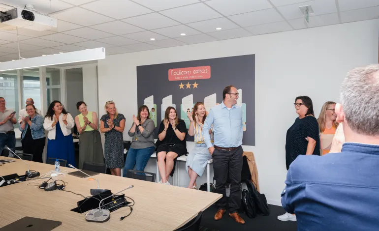 Collega langst in dienst