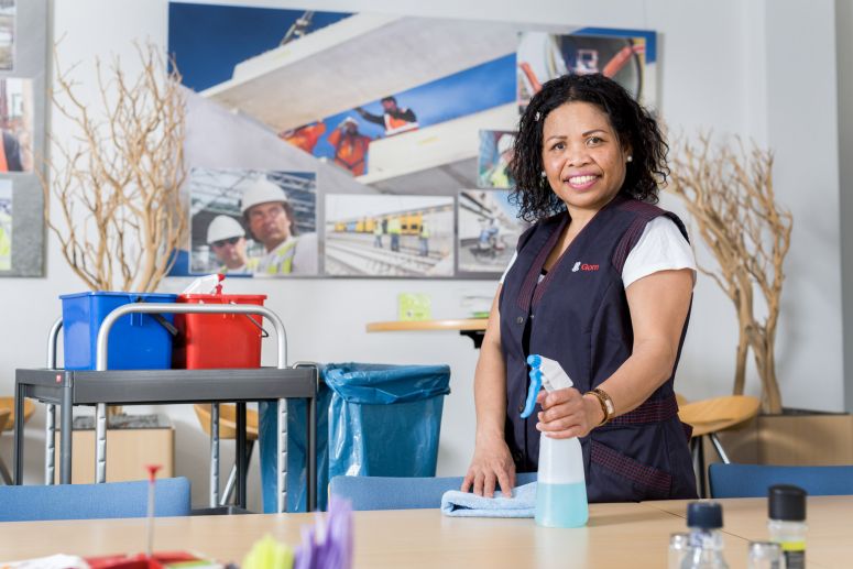 Schoonmaakmedewerkster