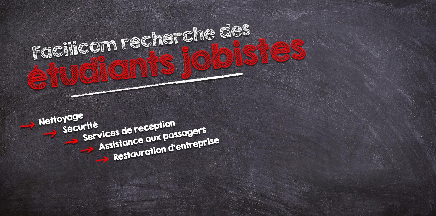 Facilicom recherche des étudiants jobistes